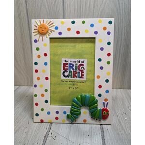 Roman Inc Eric Carle The Very Hungry Cattipilar 4x6 Photo Frame Kids Picture NWT